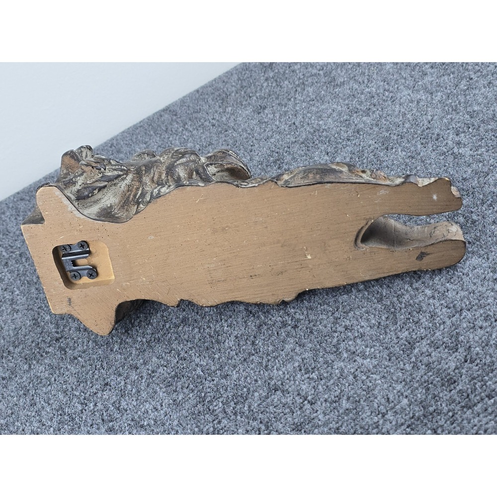 Vintage Resin Lion Candle Holder Corbel Wall Bracket 13" Ornate Gothic Decor - Picture 6 of 10